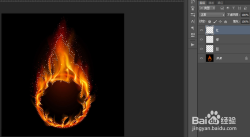 如何对火焰抠图(通道抠图法)