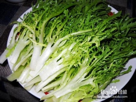 素拌苦苣的做法
