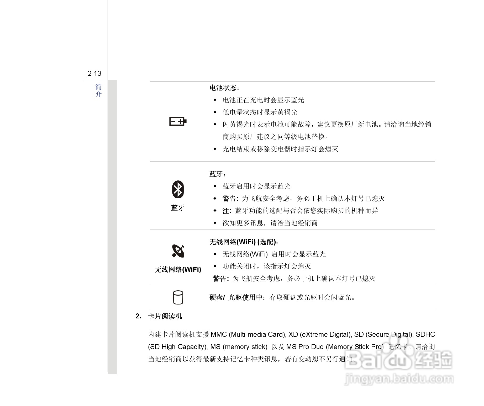 微星MSI FX600笔记本电脑使用说明书:[4]