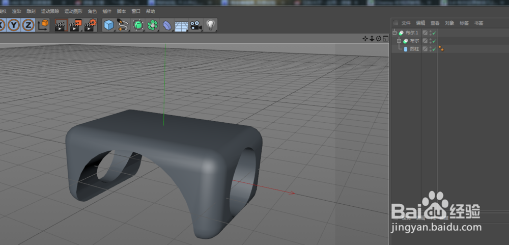 C4D三维建模(茶几制作)