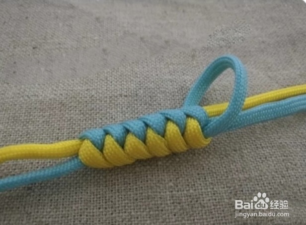 金刚结两个绳怎么编