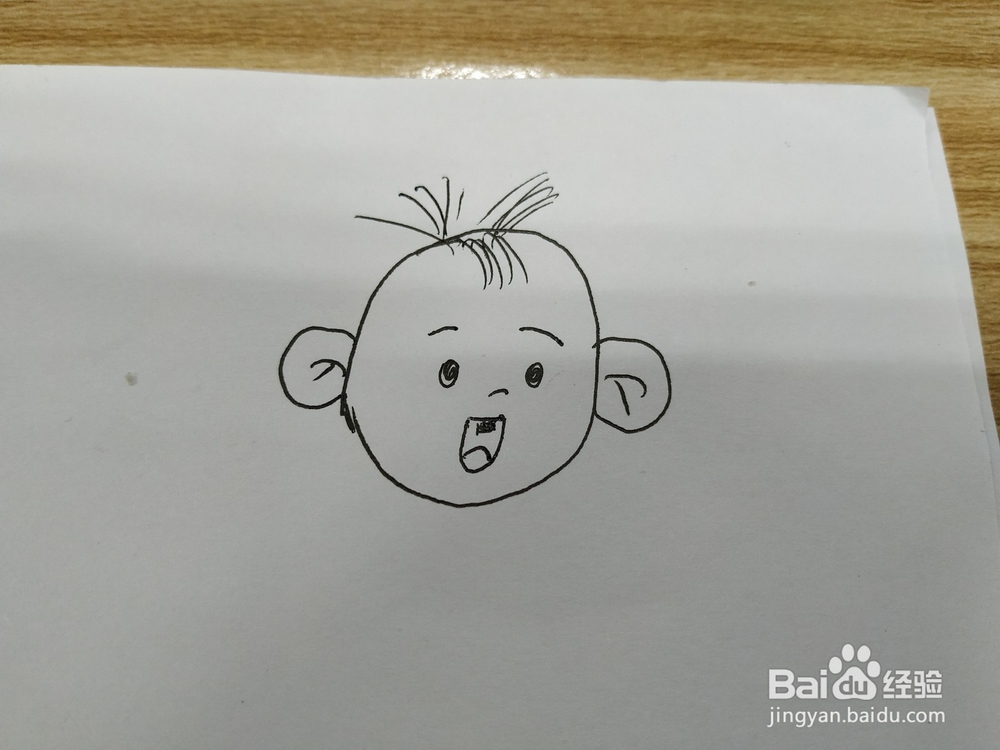 大耳朵图图简笔画怎么画,怎么画大耳朵图图