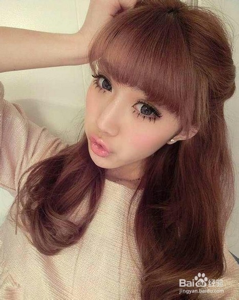 戴美瞳的吓人图片