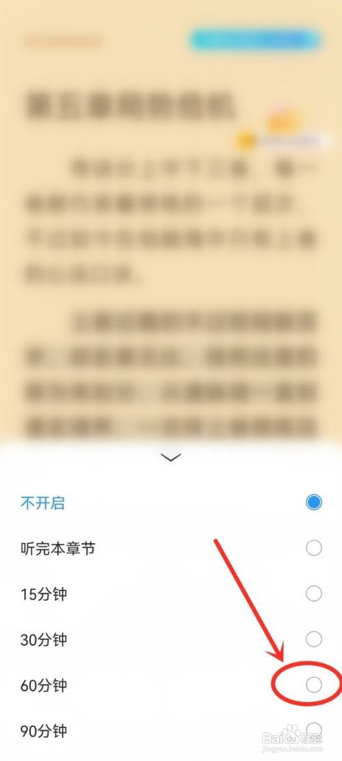 疯读小说听书定时关闭在哪里设置
