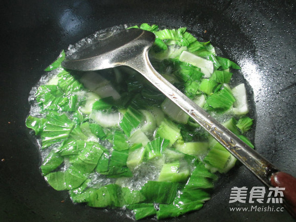 虾仁青菜面疙瘩