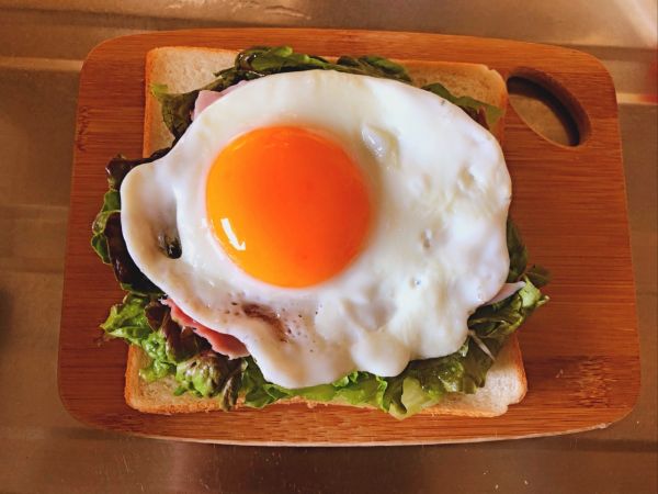 鸡蛋火腿三明治