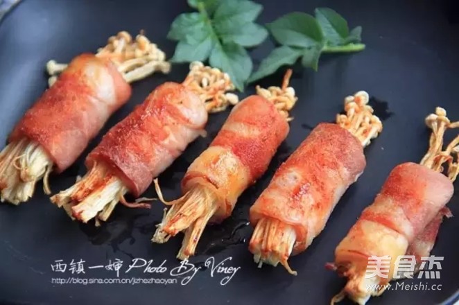 绝佳懒人菜，培根金针菇，百吃不厌！