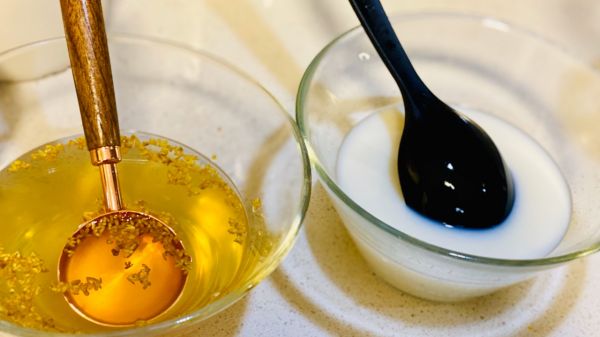 水晶椰汁桂花糕