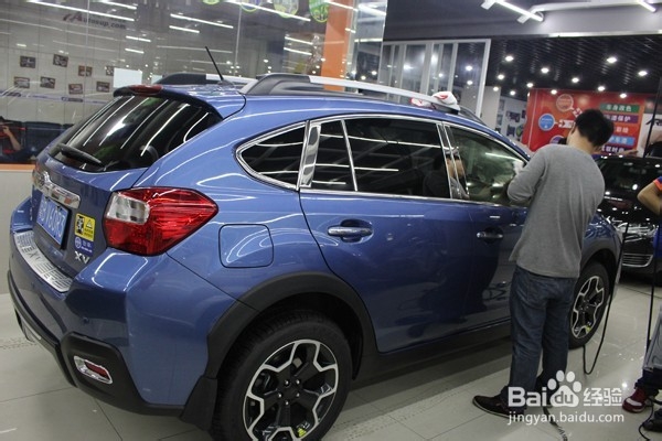 斯巴鲁全车漆面美容镀晶详解