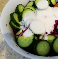 紫甘蓝酸奶沙拉的做法