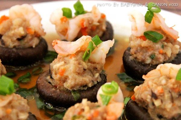 鲜虾猪肉香菇盏