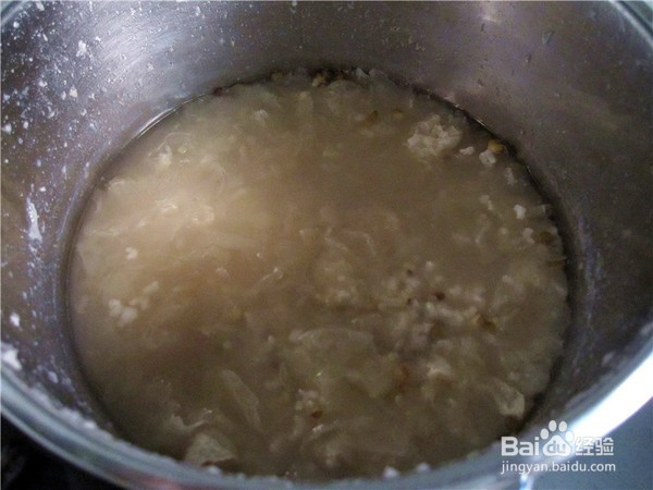 银耳绿豆汤的做法