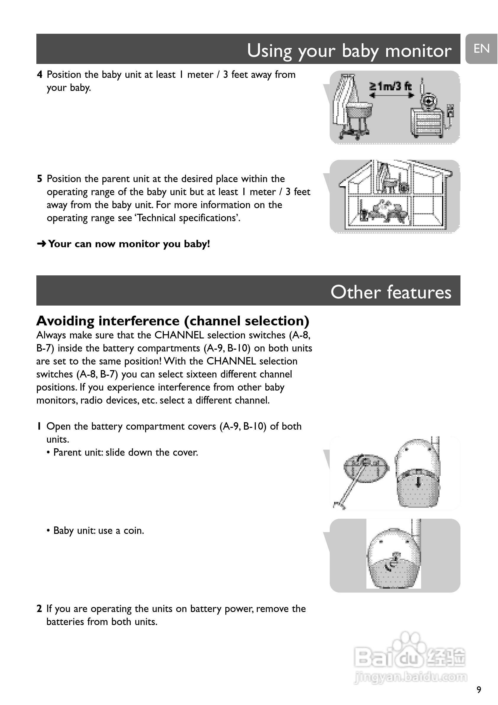 Philips SCD463家庭婴儿监视器监护器说明书:[1]