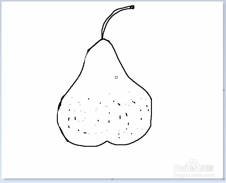 简笔画之大鸭梨的画法