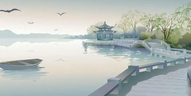 钱塘湖春行翻译