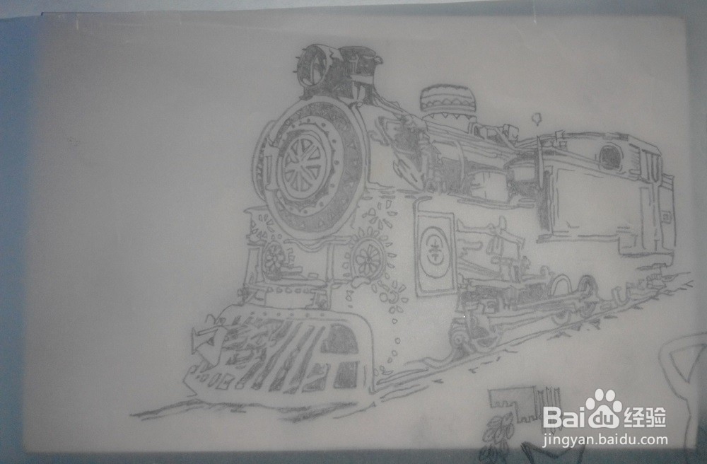 手工橡皮章之火车橡皮章