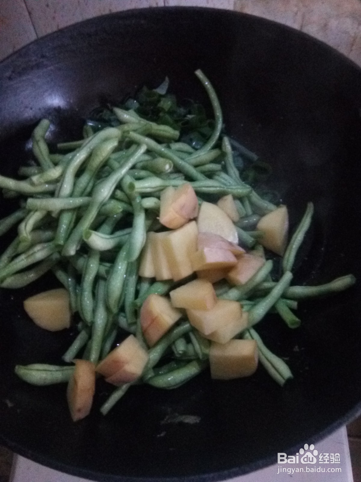 家常菜肴土豆炖豆角