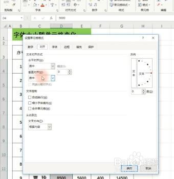 如何设置字体大小跟随单元格大小变化