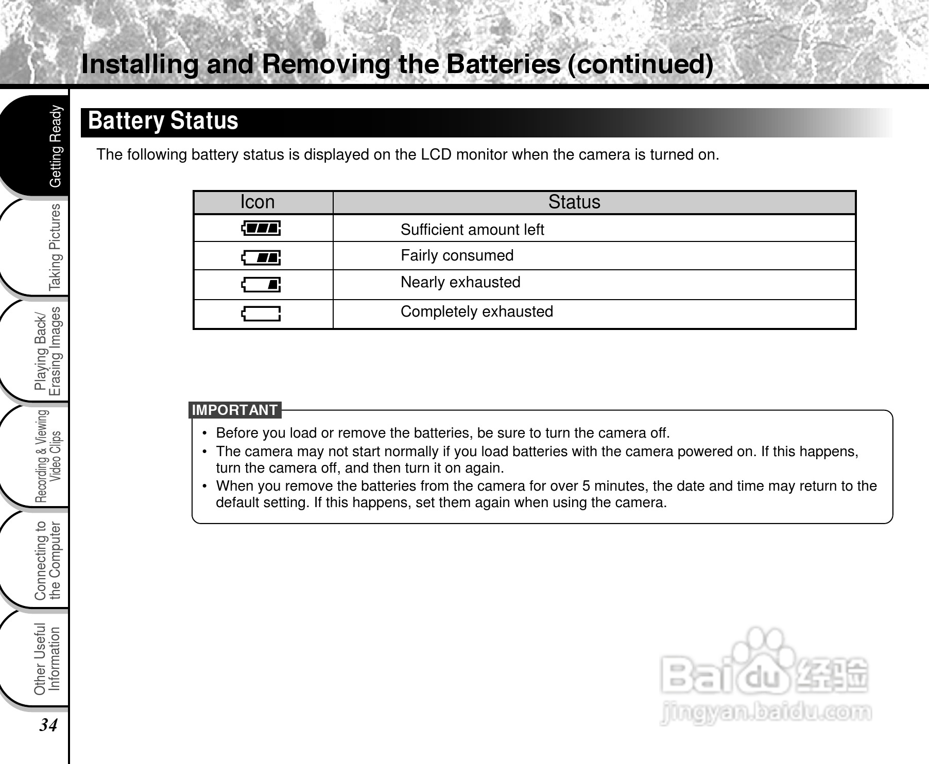 东芝PDR-2300数码相机使用说明书:[4]