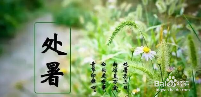 处暑时节我国南北气候各异秋高气爽更适合形容