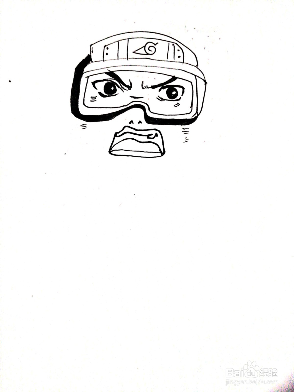 《火影忍者》系列之宇智波带土简笔画