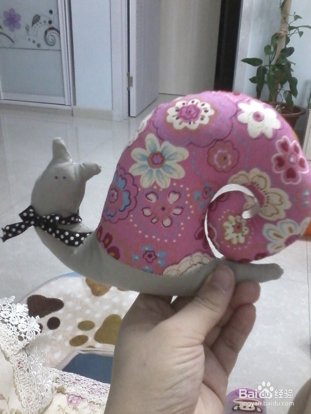 布艺蜗牛可爱diy