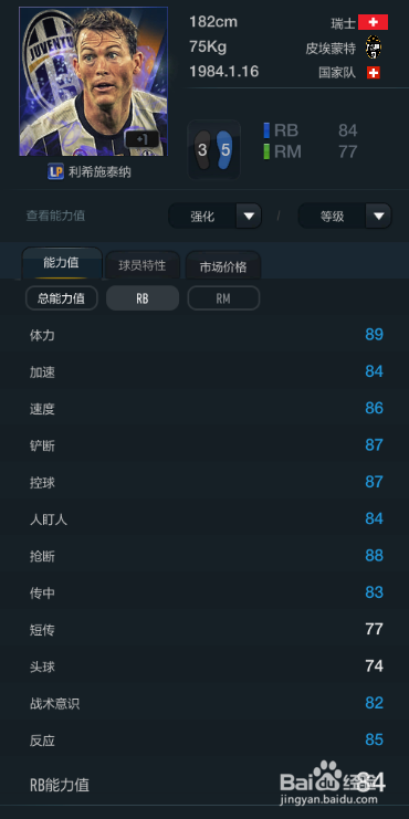 FIFA OL3新版瑞士国家队球员推荐(主力上篇)