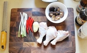 怎么做香菇蒸鸡腿