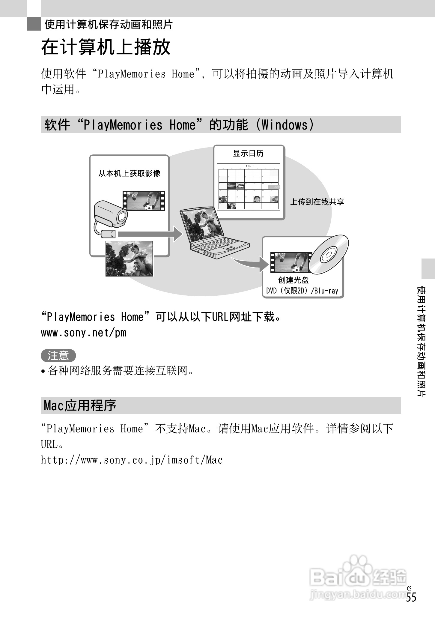 SONY索尼HDR-TD30VE数码摄像机说明书:[6]