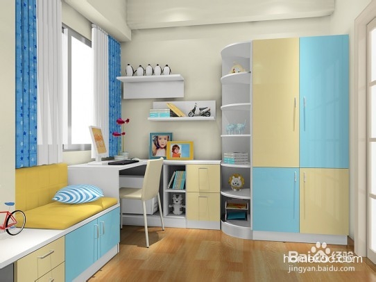 靓丽舒适儿童房间装修效果图