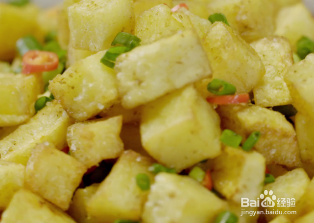 孜然土豆块的做法