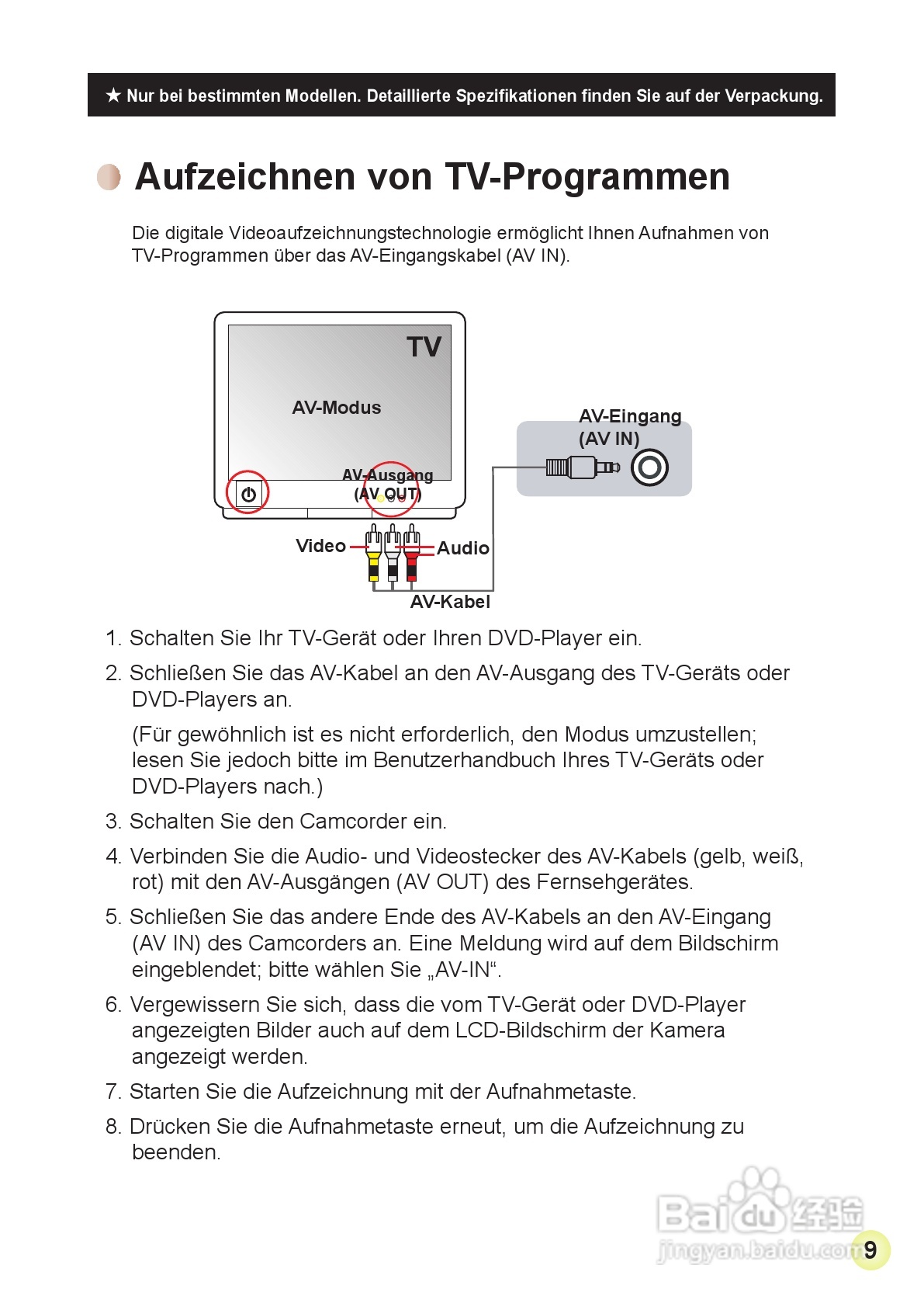 HD-DV摄像机用户手册:[4]