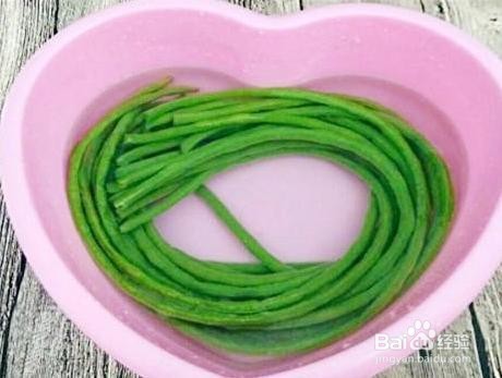 家庭自制晒干豆角