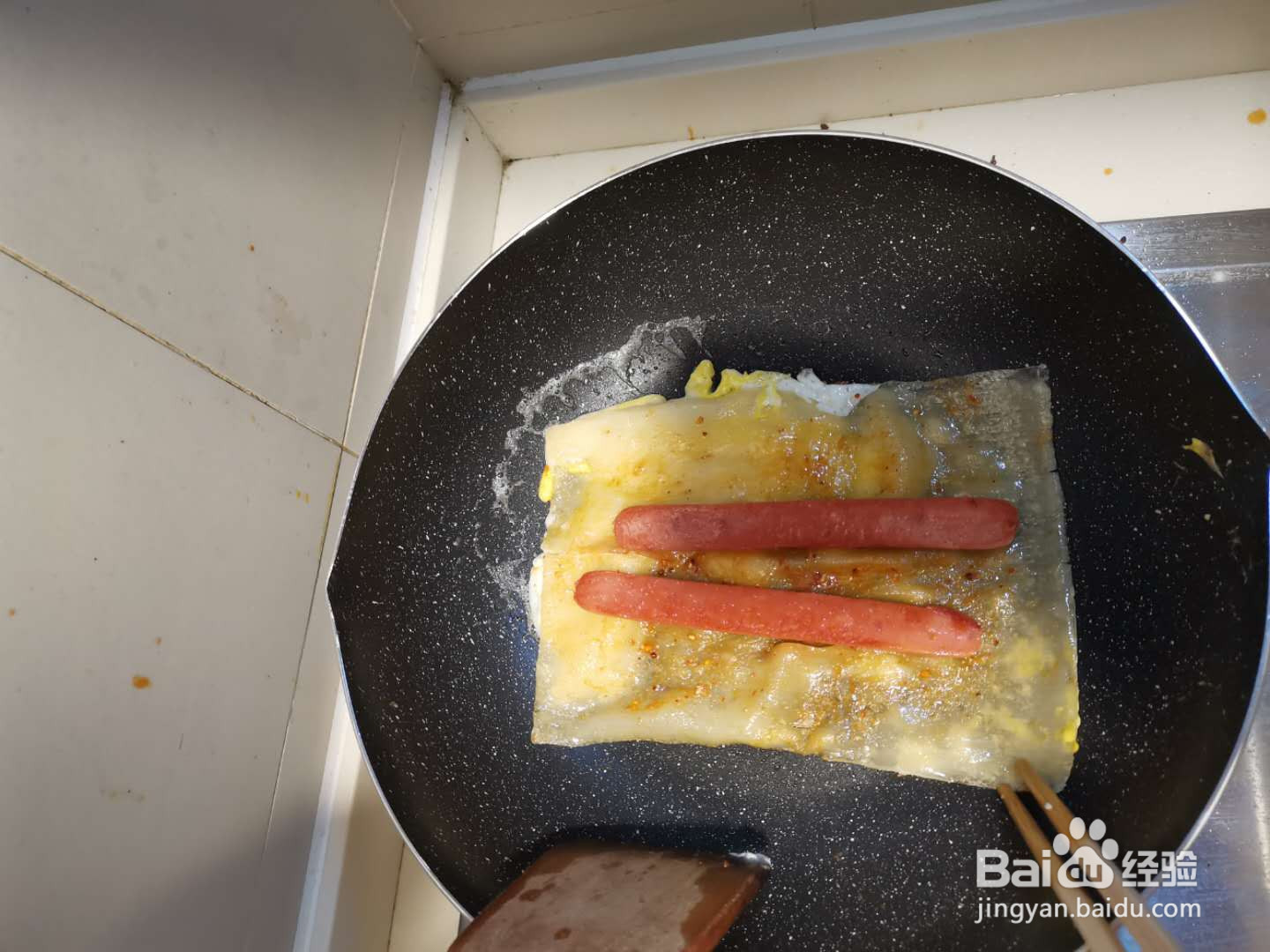 居家如何制作烤冷面