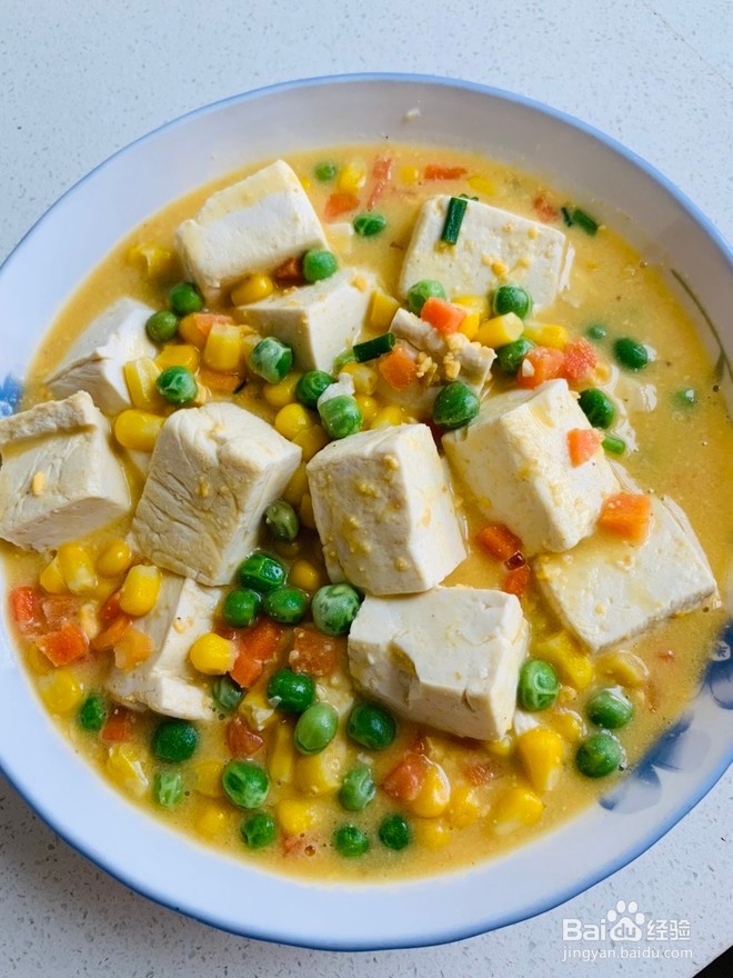 <b>咸蛋黄豆腐的做法详细教程</b>