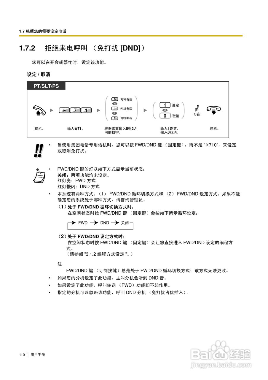 Panasonic KX-TDA30/TDA100/TDA200/TDA600电话交换机:[11]