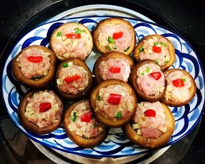 香菇酿肉的做法