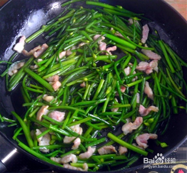【生津开胃】韭菜花炒肉