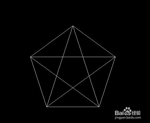 Autocad2012绘图技巧：[13]13案例五角星