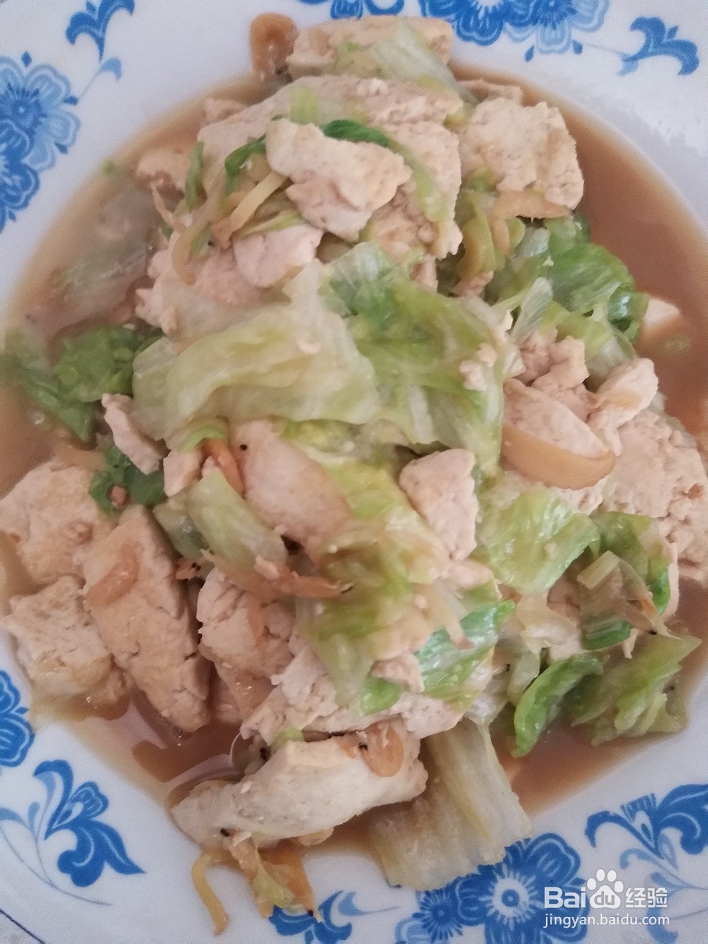 怎样做生菜,虾皮,豆腐?