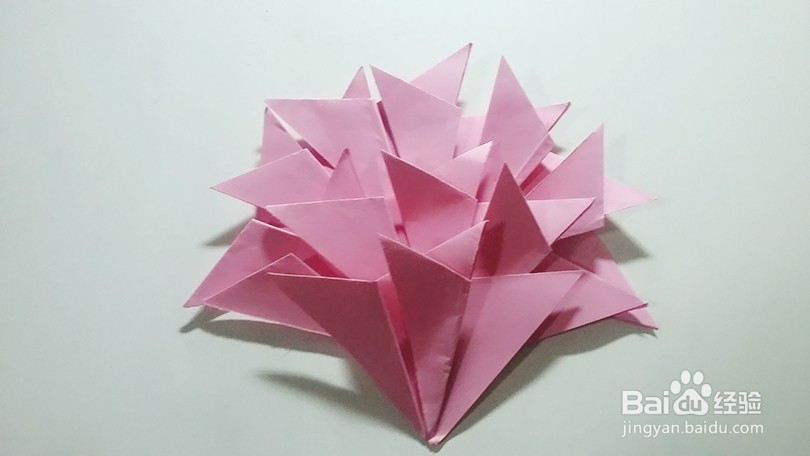 教师节的礼物------如何彩纸折叠一朵康乃馨