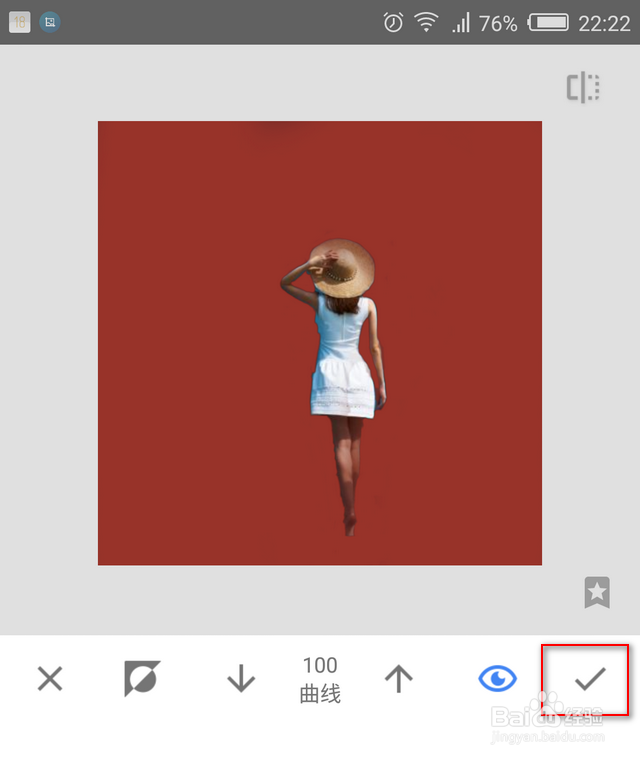 snapseed怎么用亮度曲线抠图