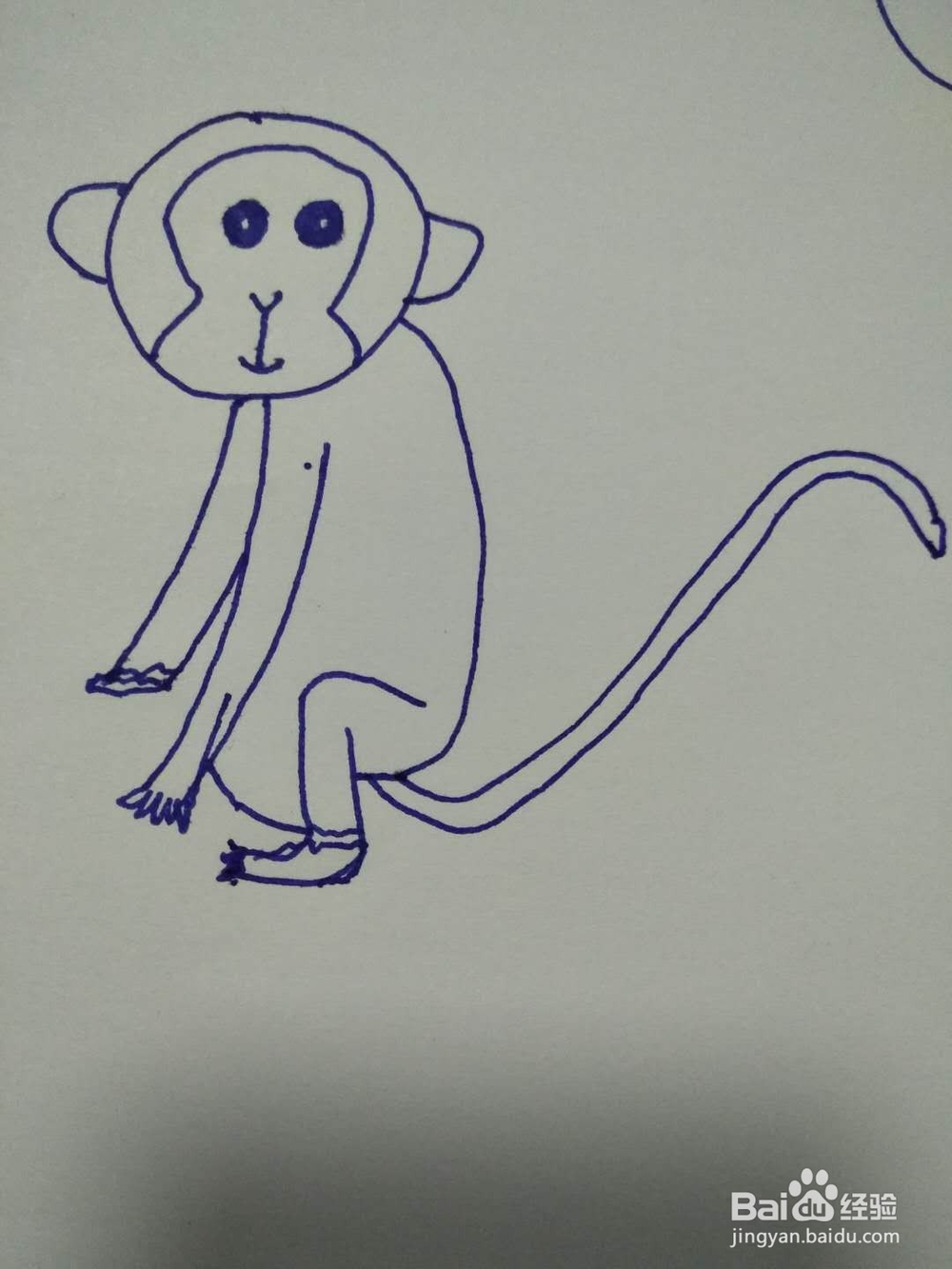 简笔画之猴子
