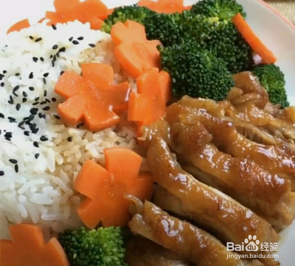 酱烧鸡腿饭做法