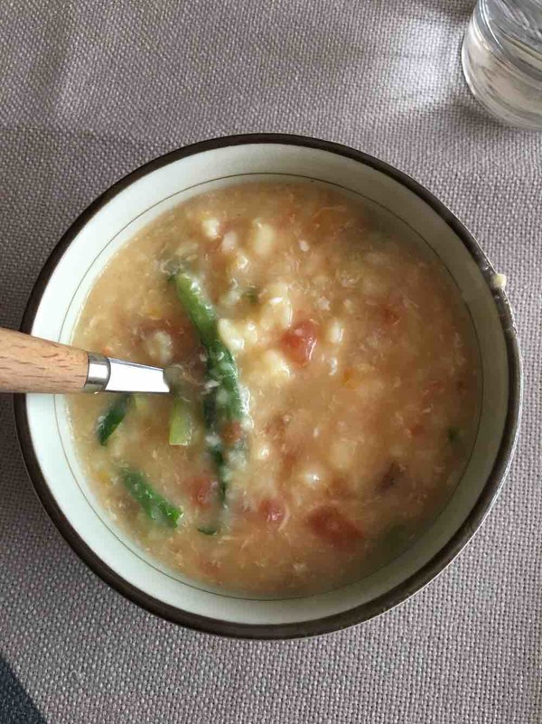 西红柿鸡蛋疙瘩汤