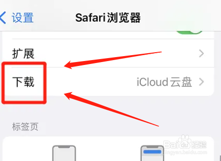 Safari浏览器怎么设置下载到手机