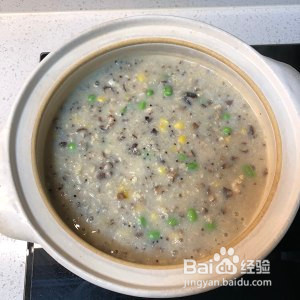 藜麦香菇鸡茸粥制作攻略