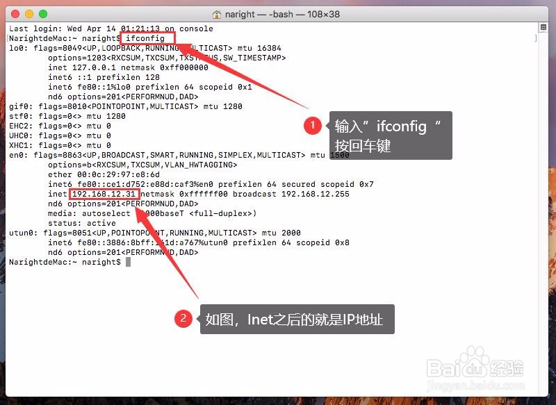 苹果电脑怎么查看IP地址