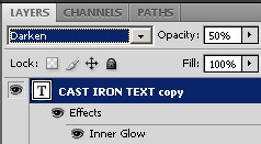 铸铁文字效果(Photoshop的教程)