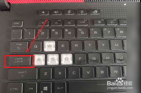 笔记本电脑大小写字母怎么切换